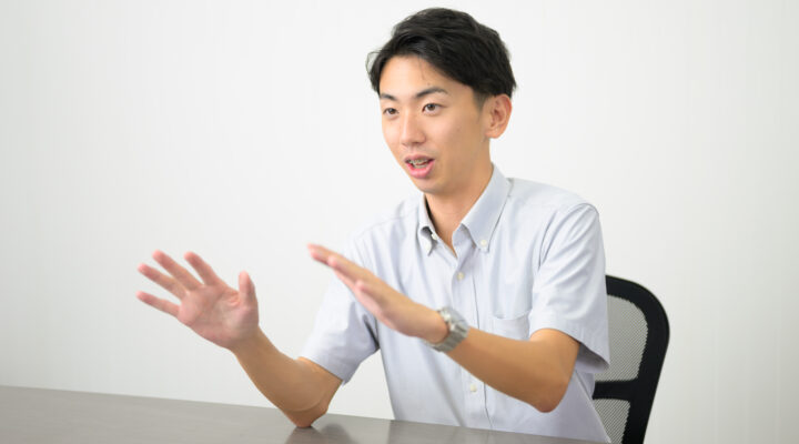 「入社して5年で、3つの部署を経験」